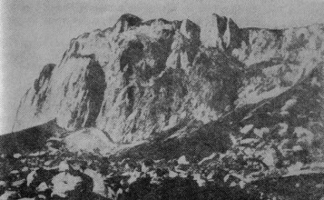 Гора Фишт, одна из последних значительных вершин западной части ГКХ