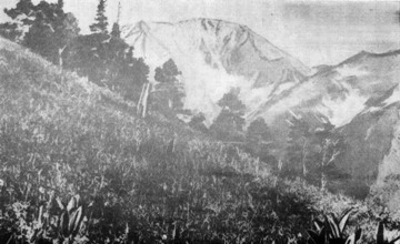 Гора Тыбга, северный боковой отрог ГКХ