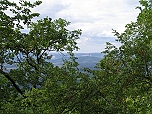 Панорама с площадки - вид на долины Коккозки и Бельбека
