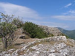 Скальный гребень Кизил-кая. Вид на север