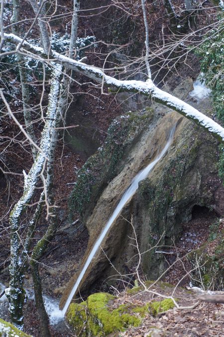 водопад Копьё, 23 февраля 2019 г.