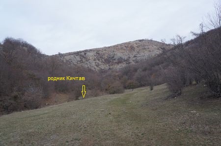 балка Кичтав ниже ущелья Матуба (Ореховая)