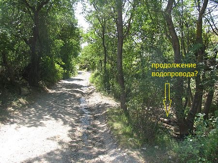 дорога к старому Севастопольскому шоссе