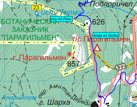 фрагмент карты-атласа 2007 г.