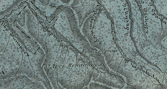 хутор купца Пурица на карте 1842 г.
