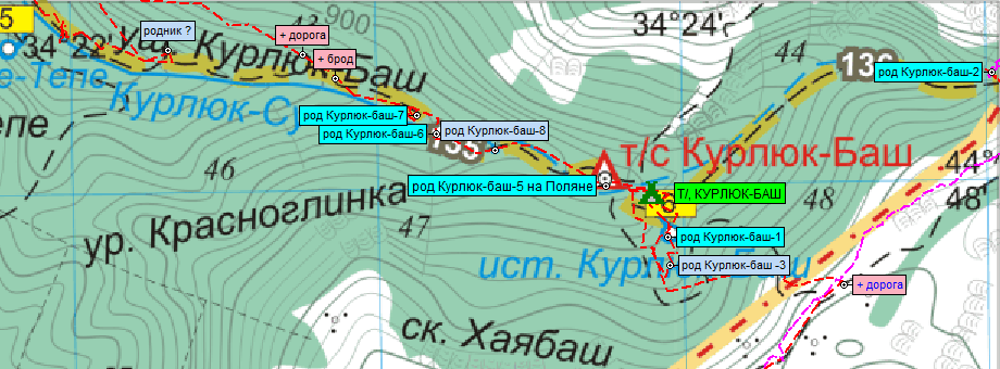 3-е издание карты По горному Крыму, 2012