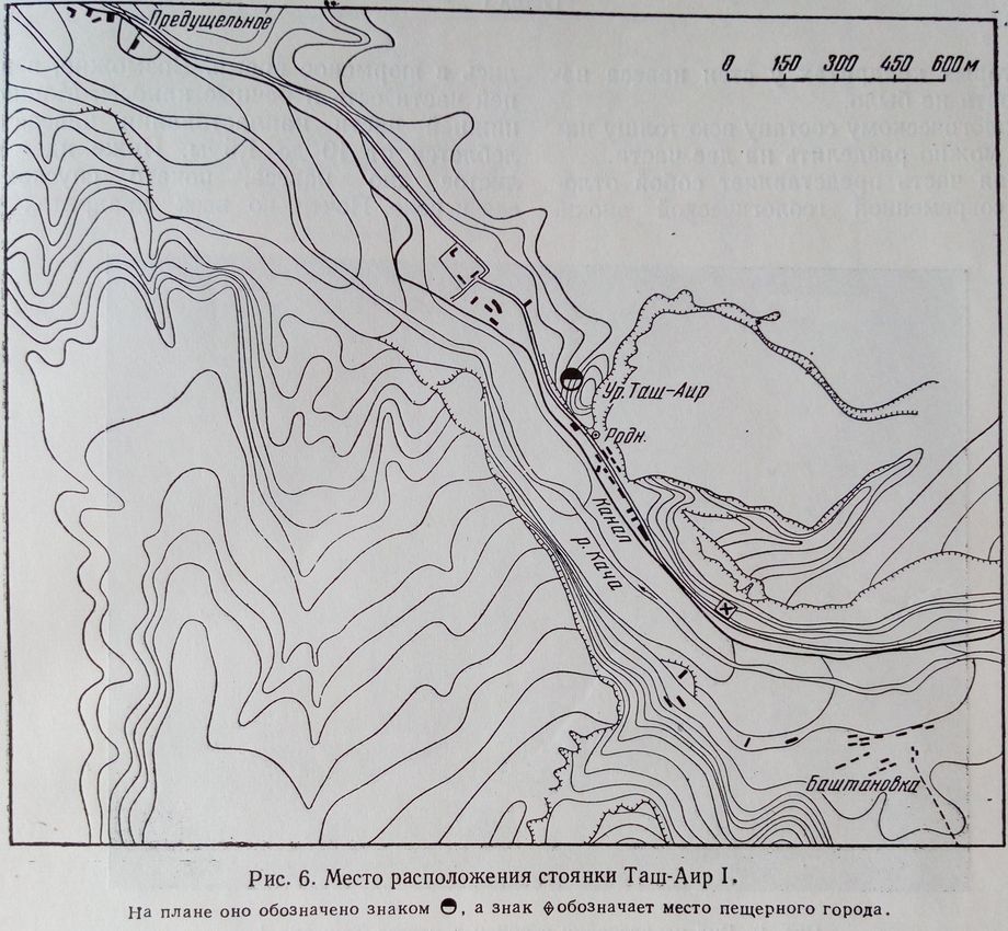 фрагмент карты из работы Крайнова