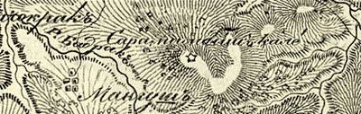 фрагменты карты Кеппена 1836 г и указателя к ней