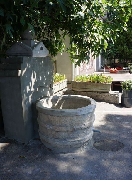 фонтан Ленивый на новом месте; фото 13 июля 2020 г.