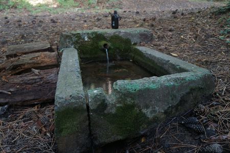 водослив с лотком родника Эски-Юртский