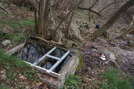 каптаж на верхнем выходе