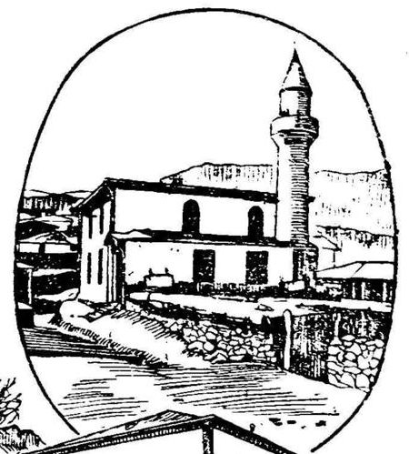Бывшая Куркулетская мечеть, использованная под школу. Газета Красный Крым. 13 апреля 1930 год