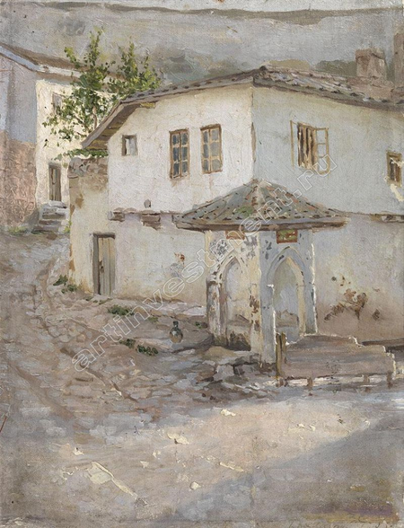 Бахчисарай. Улочка. Вардгес Акопович Суренянц (1860—1921). Частная коллекция.